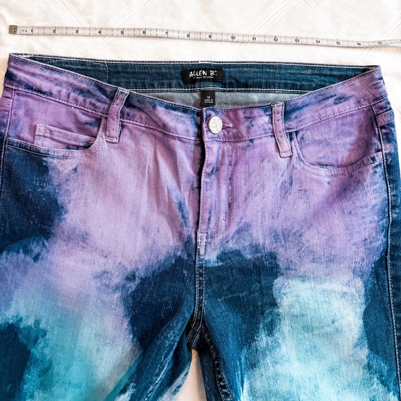 Allen B. By Allen‎ Schwartz Tie Dye Jeans Size 14 - Picture 7 of 9